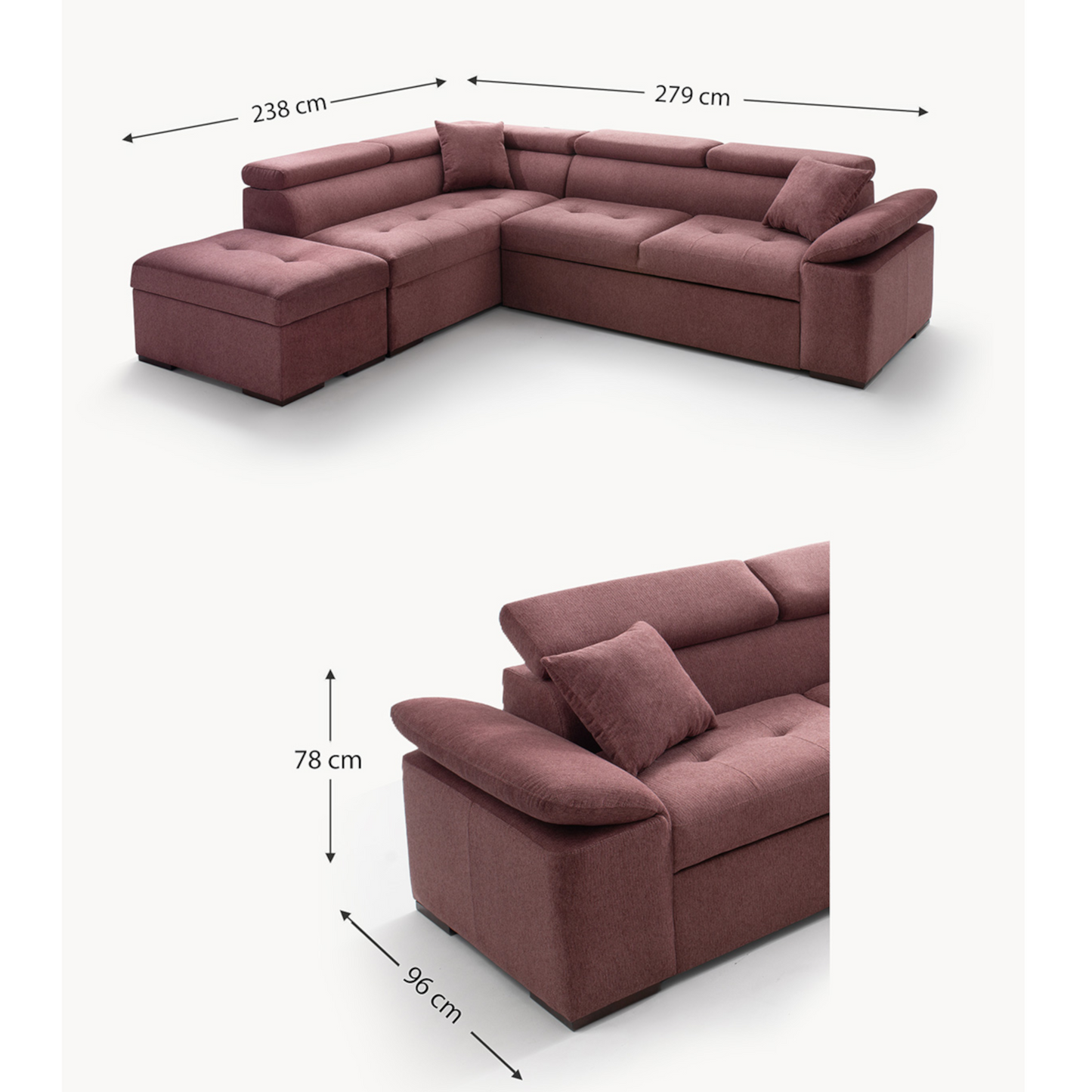 ARTIS CORNER SOFA BED