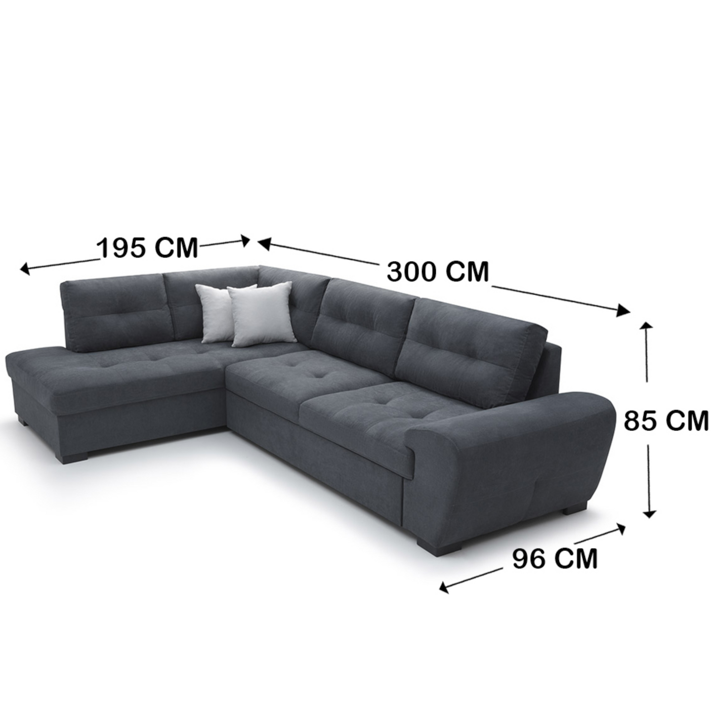 LIN CORNER SOFA BED