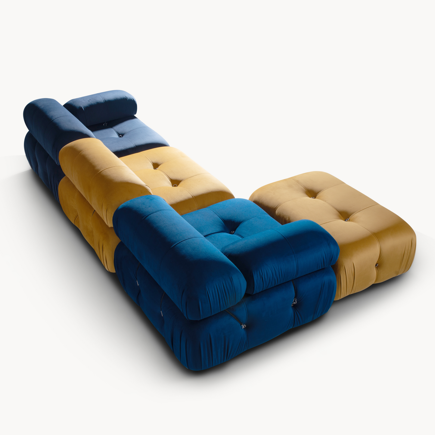 Hampen Modular Velvet Sofa