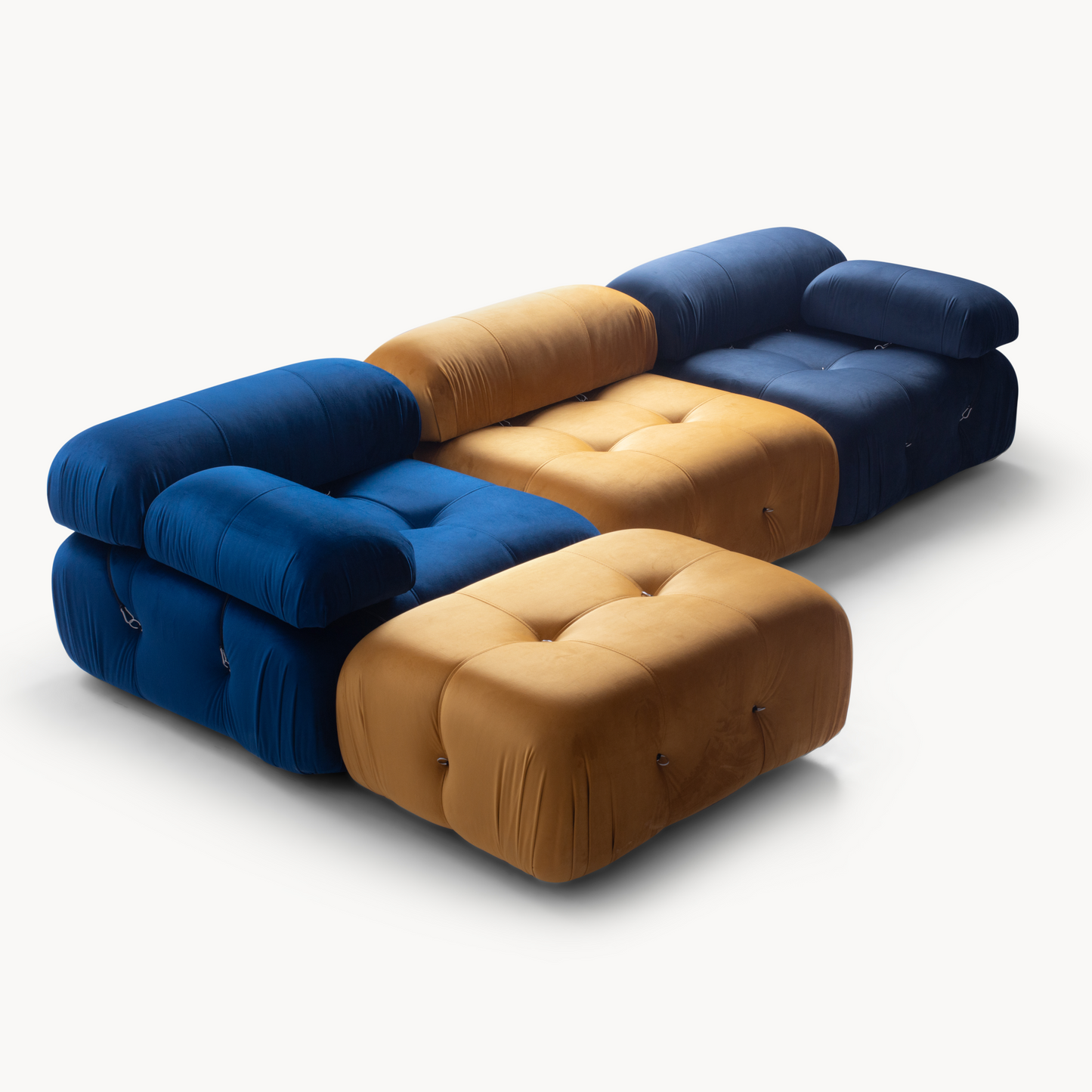 Hampen Modular Velvet Sofa