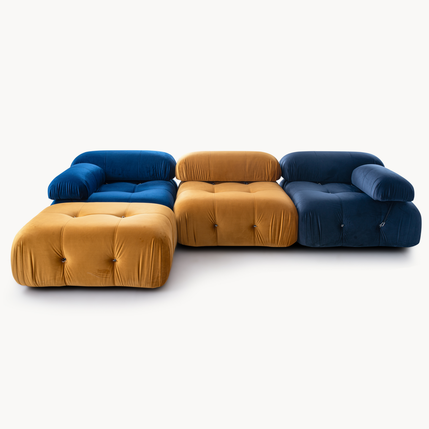 Hampen Modular Velvet Sofa