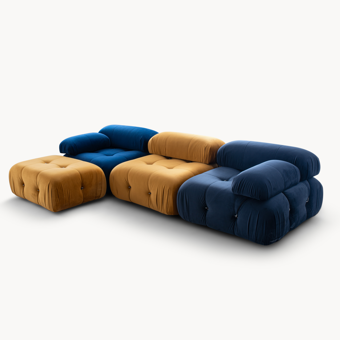 Hampen Modular Velvet Sofa